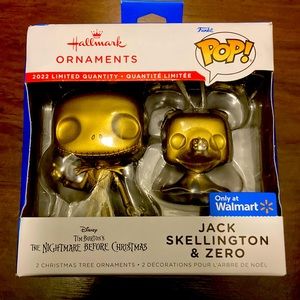 Hallmark Funko Pop Nightmare Before Christmas Ornaments 2022 Limited Edition